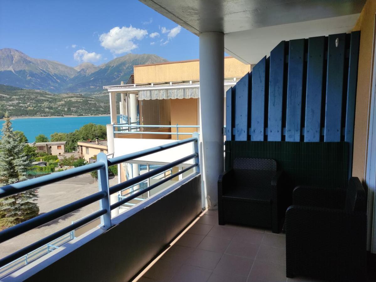 Studio Vue Sur Lac Et Montagne Savines Esterno foto